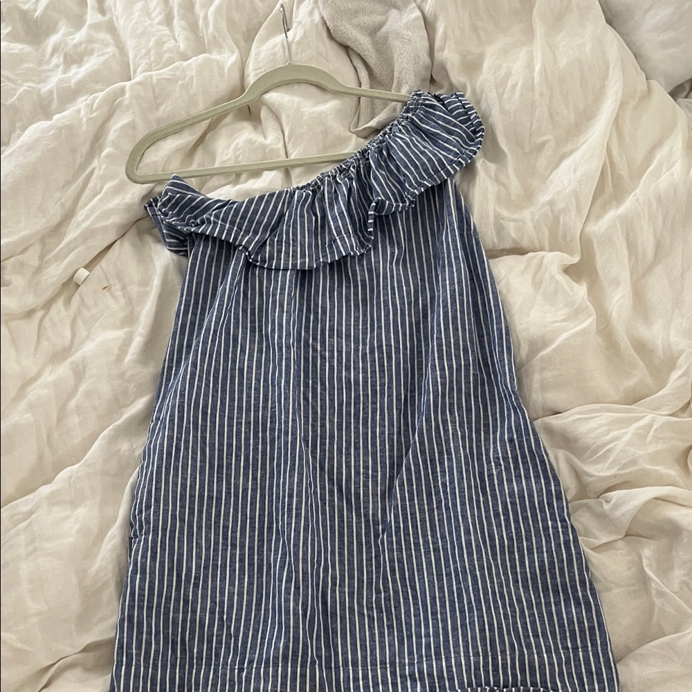 Madewell Striped Blue and White Top